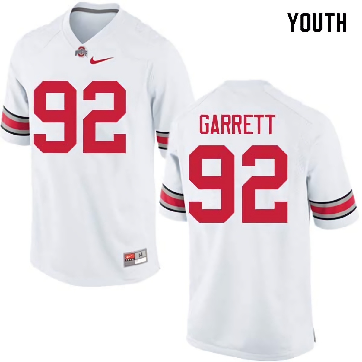 Haskell Garrett Ohio State Buckeyes Youth NCAA #92 Nike White College Stitched Football Jersey SOJ3256YF
